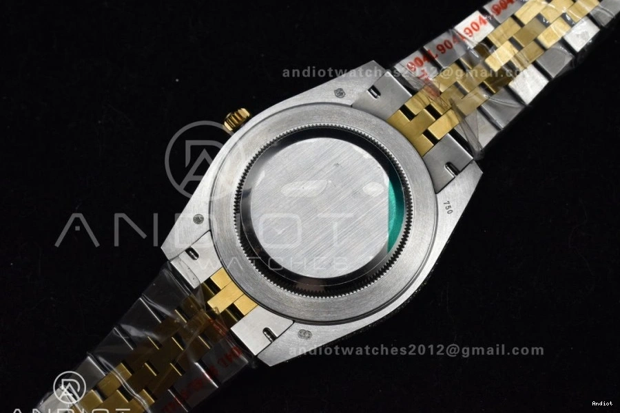 Gold Best Roman 41mm Diamond Version TWD 2 Dial DateJust Yellow Tone 0326